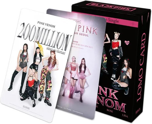 Miniatura 2 de KPOPBTS Born Pink Photocards Nuevo Álbum 165 PCS/3 Paquetes Tarjetas Lomo Regalo para Niños y Niñas Blink