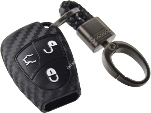 Funda de silicona para llavero inteligente de Mercedes E C R CL GL SL CLK SLK