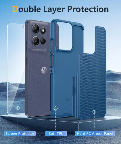 Miniatura 447 de FNTCASE Funda para iPhone 17 Pro: Fundas delgadas translúcidas de color azul claro compatibles con MagSafe, protección completa de la cámara