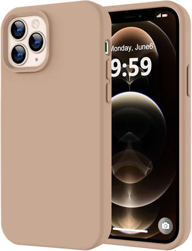 Miniatura 214 de LOVE 3000 Compatible con Funda para iPhone 15, [Cámara de Cobertura Completa de Silicona Suave] [Protección contra Caídas de 8 pies], Forro de Negro