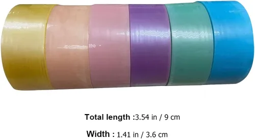 Miniatura 8 de 6 cintas adhesivas divertidas de bolas de color caramelo, cinta de descompresión de bolas adhesivas para adultos, cintas adhesivas de bolas