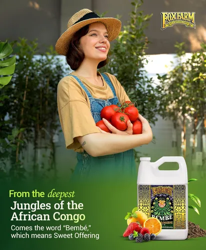 Miniatura 6 de FoxFarm Bushdoctor Bembé concentrado, fertilizante líquido de acción rápida para plantas, mejora los azúcares naturales para la dulzura y el sabor