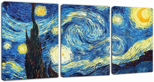 Lienzo decorativo para pared, diseño de lago, playa, piedras de colores bajo puesta de sol, 12" x 16" x 3 paneles, lienzo de paisaje, ilustraciones