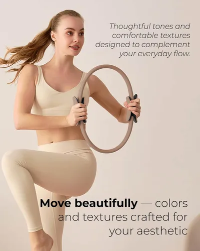 Miniatura 3 de Kit de pilates para mujer - Juego de equipo de pilates para el hogar con anillo, pelota y bandas de resistencia Kit de pilates con accesorios