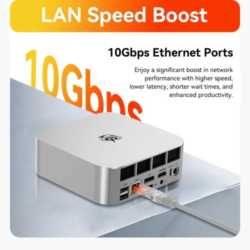 Miniatura 2 de Beelink Mini PC SER9 MAX, AMD Ryzen 7 H 255 (hasta 4.9 GHz) 8C/16T, mini computadora de escritorio 64 GB DDR5 RAM 1 TB PCIe4.0 SSD, PC