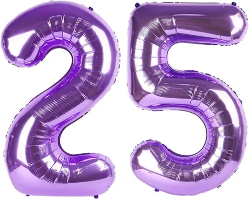 Miniatura 386 de Globos de números de 5 globos de 40 pulgadas, decoraciones de cumpleaños azules para niños y niñas, globos de números azul marino grandes