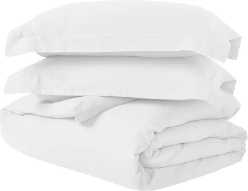 Miniatura 16 de Superior Juego de sábanas de mezcla de lino y algodón, sábanas para decoración del hogar, ropa de cama sólida moderna que incluye 1 sábana bajera