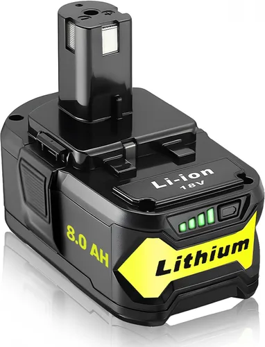 Miniatura 10 de 2 paquetes de repuesto de alta capacidad de 3.0Ah para batería Ryobi de 18 V P108 P104 P105 P102 P103 P122 P109 Li-ION compatible con Ryobi 18V ONE+