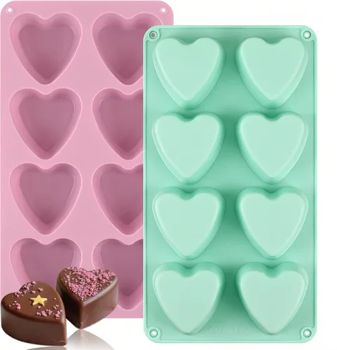 Miniatura 23 de Sakolla 3 piezas de moldes redondos de silicona para galletas de chocolate, moldes cilíndricos de 12 cavidades para Oreos cubiertas de chocolate