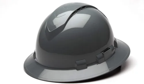 Miniatura 12 de Pyramex Ridgeline - Casco duro de ala completa, ventilado, con suspensión de trinquete de 4 puntos