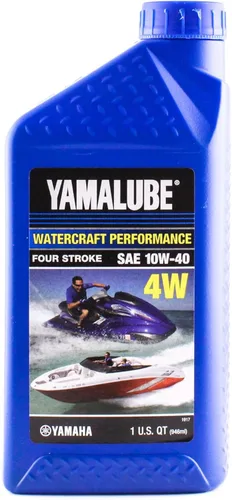 Miniatura 4 de Yamaha Yamalube 10W-40 Mineral 4W WaterCraft Aceite de motor de alto rendimiento, 1 galón, #LUB-10W40-WV-04