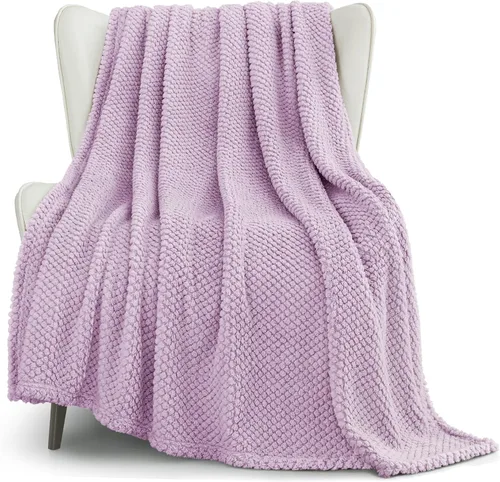 Miniatura 43 de Whale Flotilla Manta de forro polar extra grande para sofá, 50 x 70 pulgadas, manta jacquard suave y esponjosa para todas las estaciones, ligera