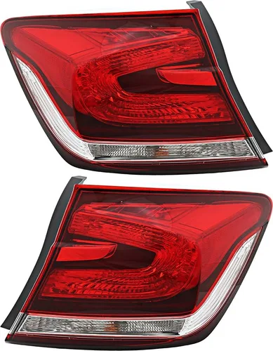 Compatible con Honda Civic Sedan - Juego de luces traseras para el lado del conductor y del pasajero 2013, 2014, 2015