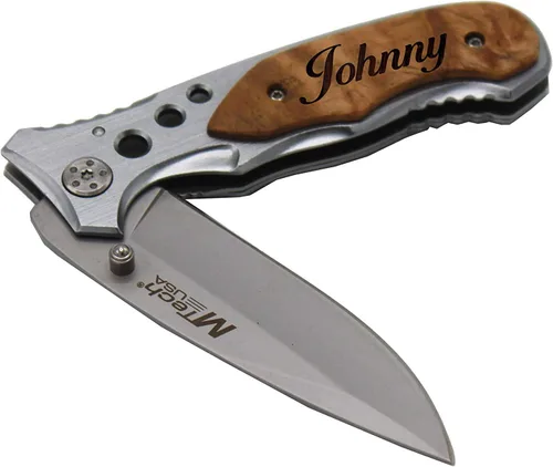 Miniatura 5 de Grabado gratuito – Cuchillo de bolsillo personalizado MTech USA.