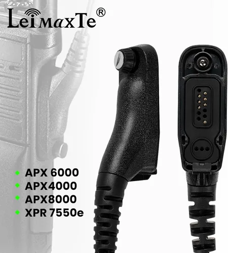 Miniatura 2 de Micrófono de altavoz de radio para Motorola APX6000 APX7000 APX8000 XPR6350 XPR6550 XPR7550 XPR7350e XPR7550e XPR7580e Walkie Talkie - Alta