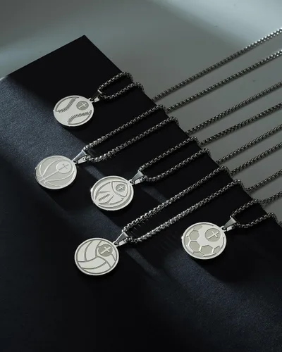 Miniatura 7 de seensea Collar con colgante deportivo de béisbol, versículo bíblico inspirador Lucas 137, regalo cristiano para hombres y mujeres