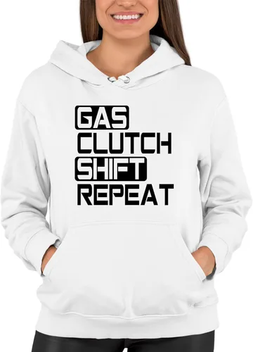Miniatura 11 de Go All Out Sudadera con capucha Gas Clutch Shift Repeat para hombre y mujer