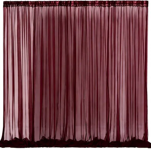 Miniatura 9 de Cortinas de fondo de tul azul de 10x10 para fiestas, cortina de fondo transparente para fotos de boda, cortinas para baby shower, fotografía, fiesta
