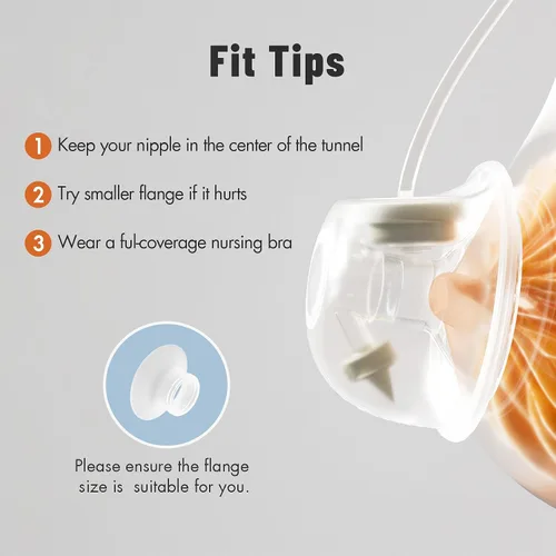 Miniatura 9 de Phanpy Extractor de Leche Portátil con Recolector de Leche, Nuevas Piezas de Copa, Accesorios de Reemplazo Originales para Extractor de Leche