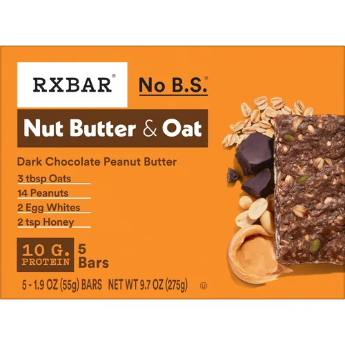 Miniatura 8 de RXBAR - Barras de mantequilla de nuez y avena con proteína, snacks de proteínas, mantequilla de maní y chocolate oscuro (6 cajas, 30 barras)