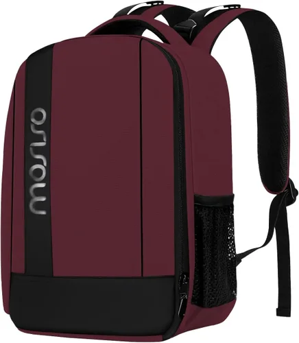 Miniatura 9 de MOSISO Mochila para cámara, mochila para fotografía DSLR/SLR/sin espejo con amortiguación acolchada, bolsa para cámara a prueba de golpes con Negro