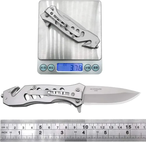 Miniatura 4 de ALBATROSS EDC - Navaja táctica plegable de bolsillo genial y afilada, cuchillos de apertura asistida por resorte SpeedSafe con bloqueo de línea