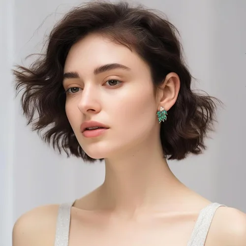 Miniatura 2 de Aretes de diamantes de imitación para mujer, pequeños y delicados aretes de gota de cristal para niñas, lindos bisutería para novia, boda, fiesta