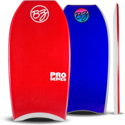 Miniatura 11 de BZ Bodyboards - Pro Bodyboard - Pilotos avanzados - Zero-G Polypro Core - Surlyn Slick - Cubierta de celda H de 8 libras - Cola creciente