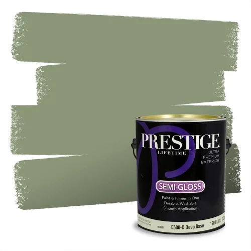 Miniatura 1673 de Prestige Paints - pintura de exterior y pintura de imprimación en una, E100-T-6006-10AVP