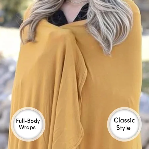Miniatura 43 de K E L O R Luxury Cooling Travel Blanket - Stretchy, Lightweight Soft & Breathable Shawl Wraps for Women