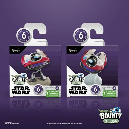 Miniatura 3 de STAR WARS The Bounty Collection Series 6, paquete de 2 mini figuras de acción L0-LA59 (Lola), escala de 2.25 pulgadas, juguetes para niños de 4 años