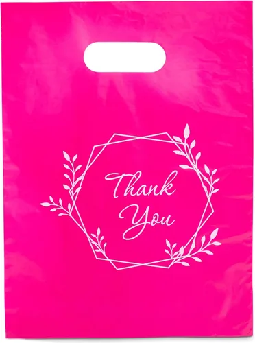 Miniatura 18 de Choice Marts - 100 bolsas de 1.5 mil de grosor, 9 x 12 pulgadas, bolsas de agradecimiento con asas extragruesas perfectas para mercancía, pequeñas