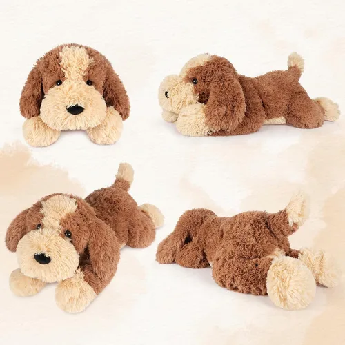 Miniatura 9 de SuzziPals Animal de peluche grande de 30 pulgadas, cachorro de peluche gigante grande y suave, juguetes de peluche gigantes para relajación