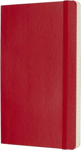 Miniatura 4 de Moleskine - Cuaderno clásico, tapa suave, grande (5 x 8.25 pulgadas), a rayas/forrado, rojo escarlata, 192 páginas
