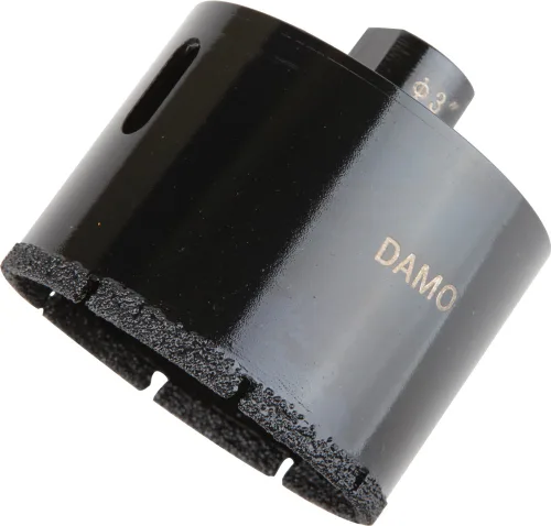 Miniatura 10 de DAMO Broca de núcleo de diamante de 1/4 de pulgada para porcelana, cerámica, azulejos, cuarcita, granito, mármol, piedra y ladrillo, sierra