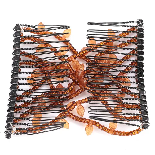 Miniatura 7 de Pinza para el cabello con perlas, peine elástico, pinzas para el cabello mágicos, peines de pelo perlas, peines elásticos para el cabello, pinzas