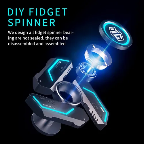 Miniatura 2 de Fidget Spinners, Juguete Fidget Spinners, Juguete para Aliviar el Estrés, Ansiedad y TDAH, Regalos Spinner para Adultos y Niños, Juguete de Metal