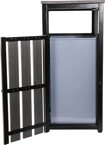 Miniatura 4 de Lorell, LLR42693, Cubo de basura para exteriores, 1, carbón