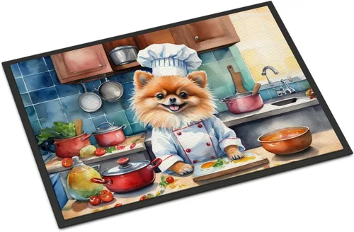 Miniatura 107 de Caroline's Treasures DAC6179MAT Affenpinscher - Tapete para puerta delantera, para interiores y exteriores, para entrada, antideslizante, lavable