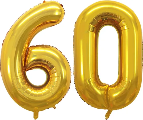 Miniatura 293 de Goer, conjunto de globos de papel aluminio para decoraciones de cumpleaños, globos de las letras de feliz cumpleaños y de números Oro