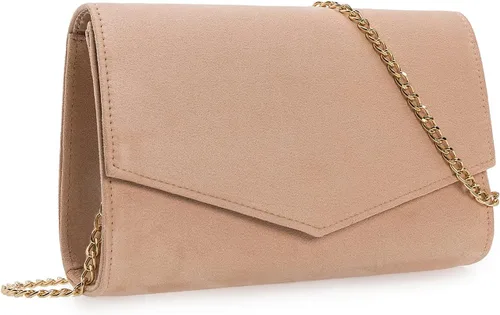 Miniatura 2 de Bolso de noche para mujer, bolso de mano elegante, bolso de ante sintético para boda