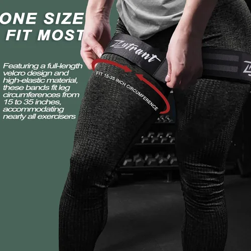 Miniatura 4 de BFR - Bandas de oclusión para mujer, piernas, glúteos, construcción de cadera, cómodas bandas elásticas para entrenamiento de flujo sanguíneo