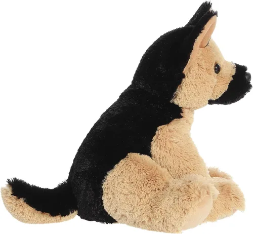 Miniatura 3 de Aurora Peluche de pastor alemán tierno – Comodidad acogedora – Acurruces sin fin – Marrón 10.5 pulgadas