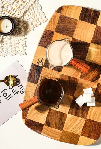 Miniatura 7 de Taza medidora de café expreso y vaso de chupito de espresso con mango de madera y boquilla doble como accesorios para café, leche y salsa de miel