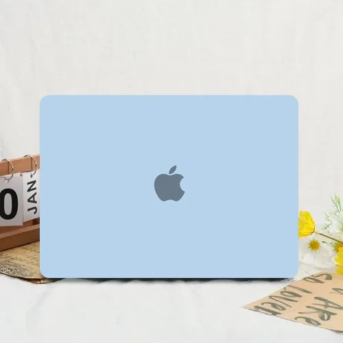 Miniatura 8 de Anban Funda compatible con MacBook Air de 13 pulgadas M1 2022 2021 2020 2019 2018 versión A2337 A2179 A1932 Touch ID, funda rígida de plástico mate