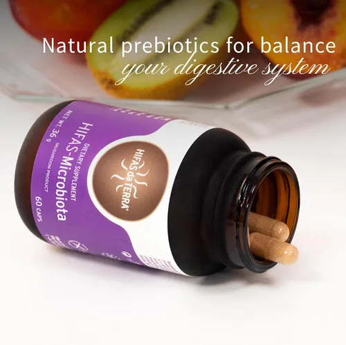Miniatura 4 de Hifas Microbiota - Suplemento orgánico de complejo de hongos con melena de león, reishi y shiitake - Prebiótico de apoyo digestivo y salud