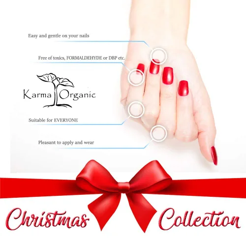 Miniatura 5 de Karma Organic Hermoso juego de esmaltes de uñas naturales, arte de uñas no tóxico, vegano y libre de crueldad animal (paquete de 7)
