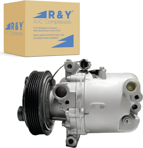 RYC Compresor de aire acondicionado automotriz y embrague de A/C FG457 (se adapta a Nissan Frontier 2.5L 2005-2019; compatible con Suzuki Equator