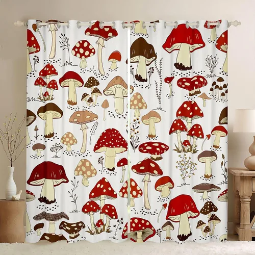 Miniatura 10 de Feelyou Cortinas opacas con estampado de leopardo para dormitorio, sala de estar, safari, cortinas de oscurecimiento de habitación con purpurina