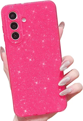 Miniatura 93 de MINSCOSE Funda compatible con Samsung Galaxy A14 5G, bonita funda delgada con purpurina fina, a prueba de golpes, de TPU para mujeres y niñas